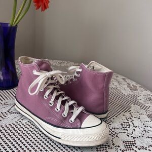Pink Recycled Canvas Converse Chuck 70 size 8.5